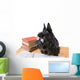 Portrait Reading Dog Wall Mural
