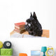 Portrait Reading Dog Wall Mural