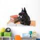 Portrait Reading Dog Wall Mural