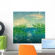 Retro Summer Illustration Wall Mural