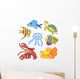 Sea Animals Set with