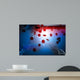 Blood Cell and DNA in Abstract Background Wall Mural