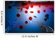 Blood Cell and DNA in Abstract Background Wall Mural