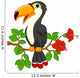 Cute toucan bird cartoon Wall Decal