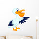 Pelican Bird Cartoon Waving
