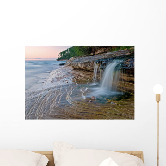 Miners Beach Cascade Pictured Rocks National Lakeshore Wall Mural