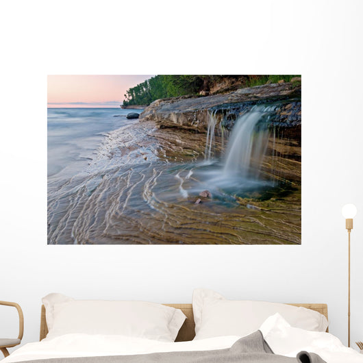Miners Beach Cascade Pictured Rocks National Lakeshore Wall Mural