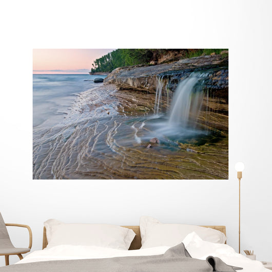 Miners Beach Cascade Pictured Rocks National Lakeshore Wall Mural