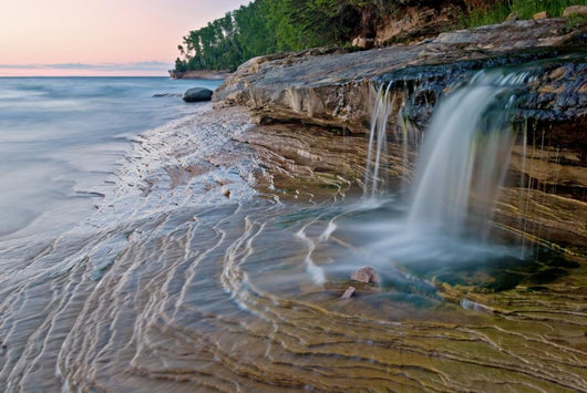 Miners Beach Cascade Pictured Rocks National Lakeshore Wall Mural