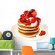 Strawberry Pancakes Wall Decal