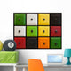 Colorful Closed Drawer Chambers Wall Mural