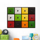 Colorful Closed Drawer Chambers Wall Mural