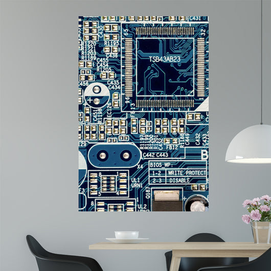 Computer Board Close-up