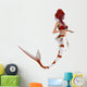 Koi Mermaid Wall Decal