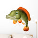 Bass Fish Cartoon Wall Decal