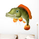 Bass Fish Cartoon Wall Decal