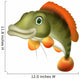 Bass Fish Cartoon Wall Decal
