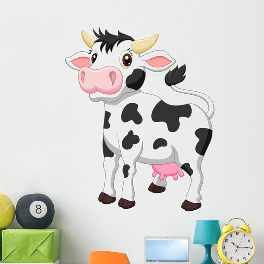 Cute Cow Sticker Set Cow Stickers Cute Decal Cut 