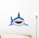 Cute Shark Cartoon Wall Decal