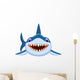 Cute shark cartoon Wall Decal
