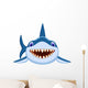 Cute shark cartoon Wall Decal