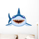 Cute shark cartoon Wall Decal