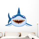 Cute shark cartoon Wall Decal