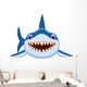 Cute shark cartoon Wall Decal