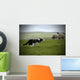 Sheepdog Working Sheep Wall Mural