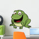 Vector illustration of frog cartoon Wall Decal