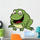 Vector illustration of frog cartoon Wall Decal