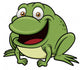 Vector illustration of frog cartoon Wall Decal