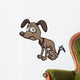 Vector illustration of sick cartoon dog Wall Decal