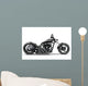 Custom Black Motorcycle Side