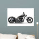Custom Black Motorcycle Side