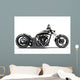Custom Black Motorcycle Side
