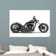 Custom Black Motorcycle Side