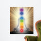 symbols of seven chakras Wall Mural