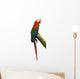 Red Parrot on a Branch Wall Decal