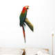 Red Parrot on a Branch Wall Decal