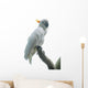 White Parrot on a Branch Wall Decal
