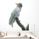 White Parrot on a Branch Wall Decal