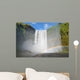 Islanda - cascata Skogafoss con due arcobaleni Wall Mural