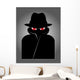 Spy with red eyes Wall Mural