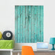 Old Green Plank Fence
