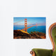 Golden Gate Bridge with hills in the evening light - San Francisco Wall Mural