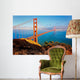Golden Gate Bridge with hills in the evening light - San Francisco Wall Mural