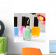 Nail Polish. Manicure. Colorful Nail Polish Bottles Wall Mural