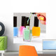 Nail Polish. Manicure. Colorful Nail Polish Bottles Wall Mural