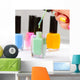 Nail Polish. Manicure. Colorful Nail Polish Bottles Wall Mural